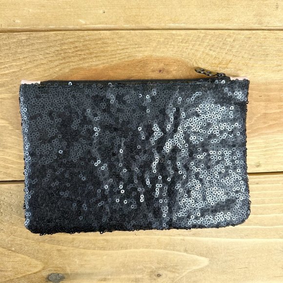 Betty Boop Cosmetic Case Pouch Zippered Sequins Ipsy - Picture 2 of 6